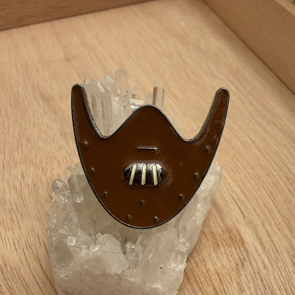 Brown Hannibal Lector Enamel Pin - BUNDLE AND SAVE